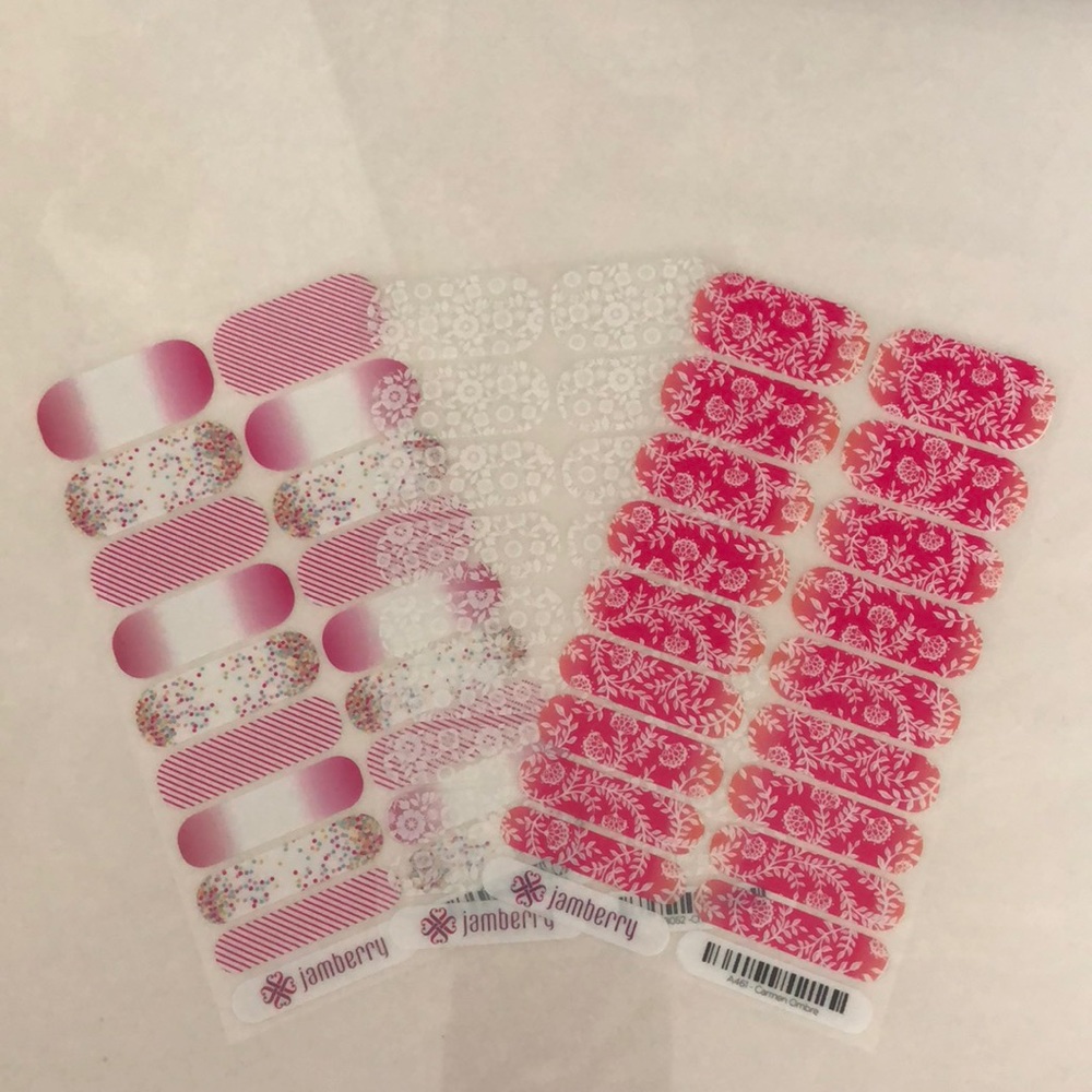 💅HP🧚🏼‍♂️ Jamberry Bundle  (6 designs included)
